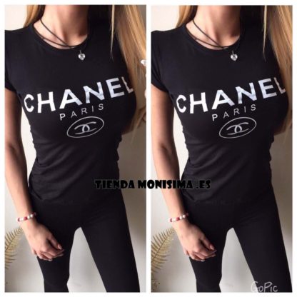 camisetas de chanel de mujer