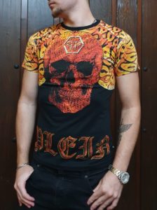 Camiseta Philipp Plein amarilla